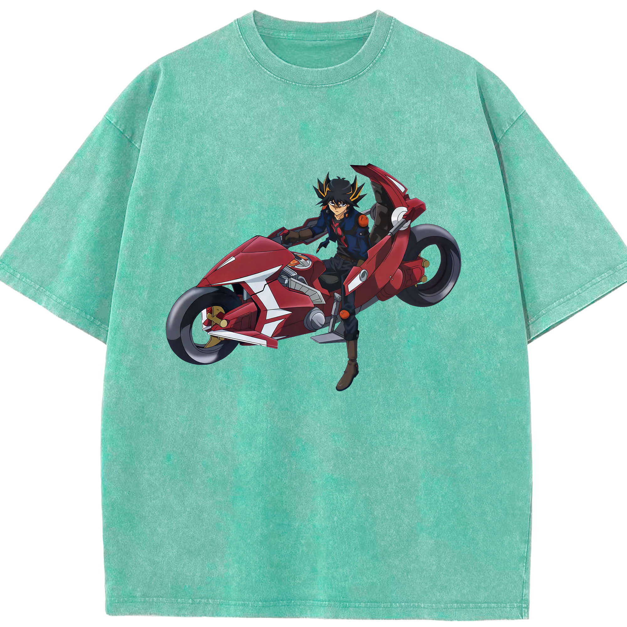 （画像用） 遊☆戯☆王 Yu-Gi-Oh! 綿100% ヴィンテージ風 半袖Tシャツ（フロントプリント）